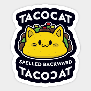 adorable taco cat Sticker